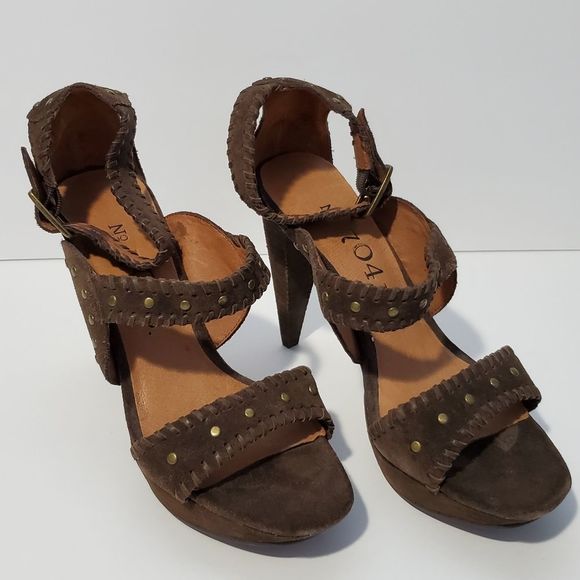 Anthropologie Shoes - Anthropologie No 704b Veronica Brown Sandals 37 BH